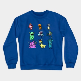 Monster cartoon collection Crewneck Sweatshirt